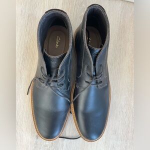 Clarks dark brown Atticus chukka boot NEW